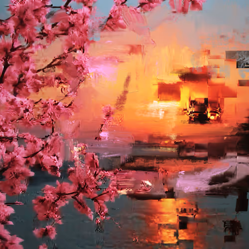 Android Plaza Cherry Blossom
