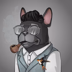 Bohemian Bulldog #1616
