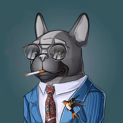 Bohemian Bulldog #7723