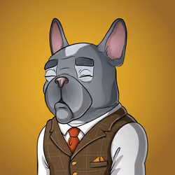 Bohemian Bulldog #6728