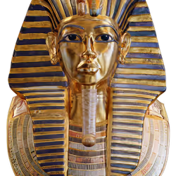 The funerary mask of Tutankhamun #209
