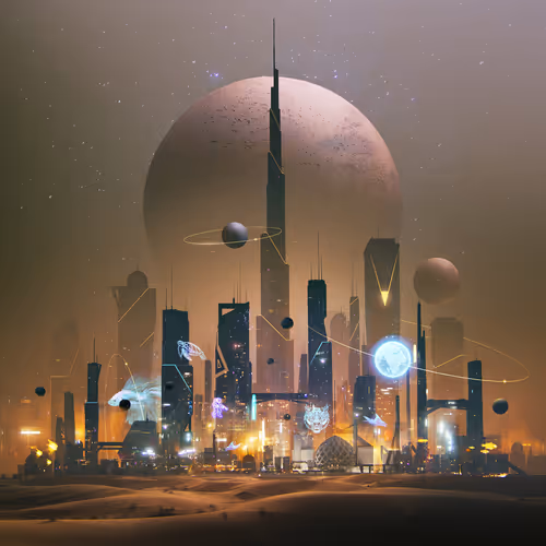 Mars Colonization By Uae Nft Thomas Dubois