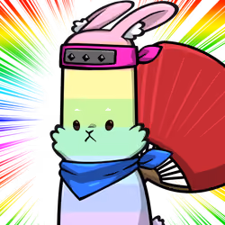 Luna-Rainbow animal #01631