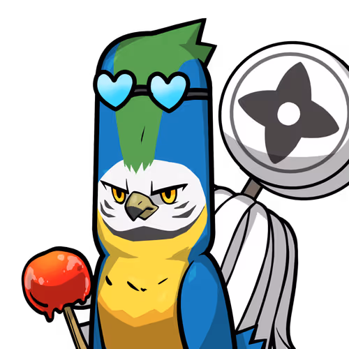 Narukami-Blue and white macaw #10002
