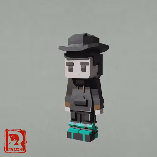The Old Donkey-Riding Lady #3720