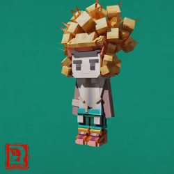 The Passing-By Wooden-Luggage Porter #3420
