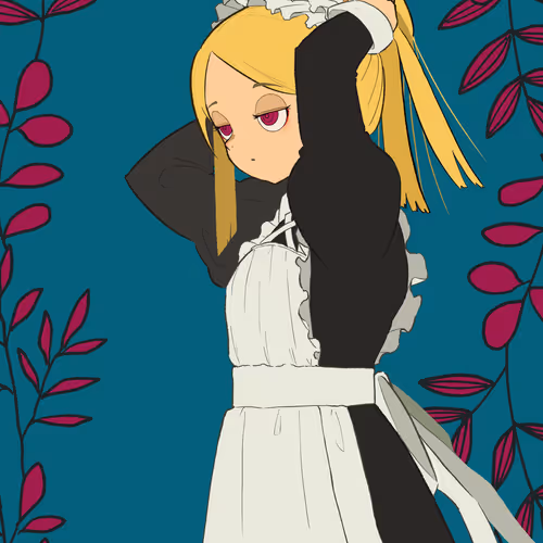 Lovely and bewitching maid