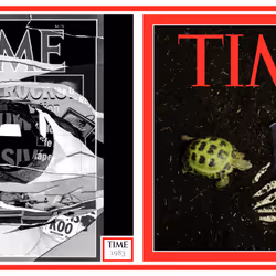 1983 by JR & Thank you for coming! — The World in 2083 by Charlotte Abramow