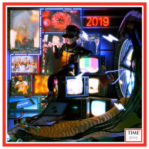 Blinding Lights: The Immigrant Paradox, 2019 by Waheed Ahmadzai