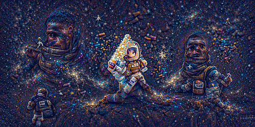 ASTRONAUT IN THE MILKYWAY