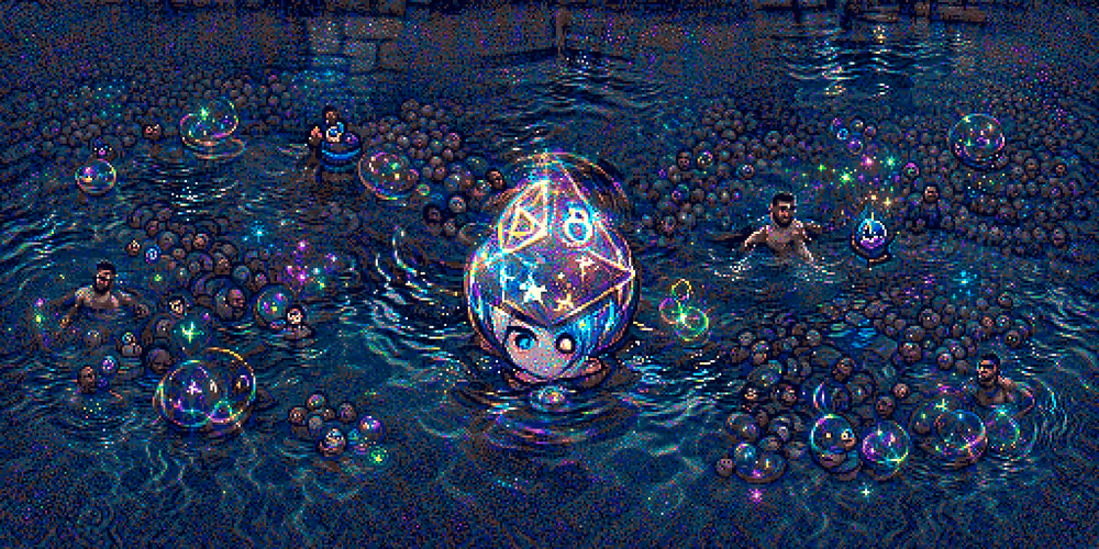 SWIMMING IN MAGIC ORBS