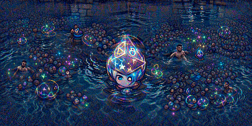 SWIMMING IN MAGIC ORBS