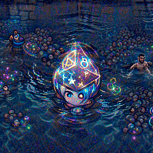 SWIMMING IN MAGIC ORBS