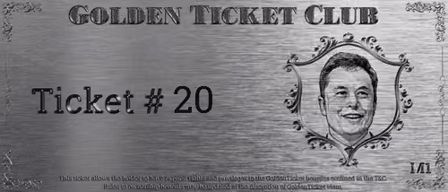 Golden Ticket Club #20