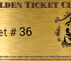 Golden Ticket Club #36