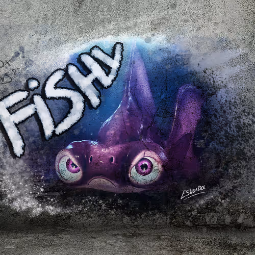 StreetArt Series #01 Fishy