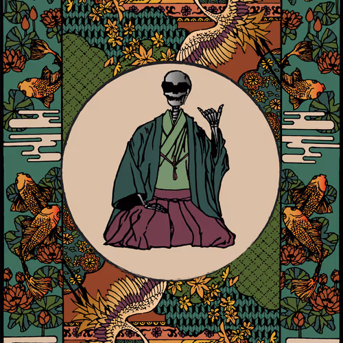 Hakama Skeleton Man