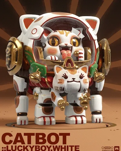 CATBOT :: LUCKYBOY.WHITE