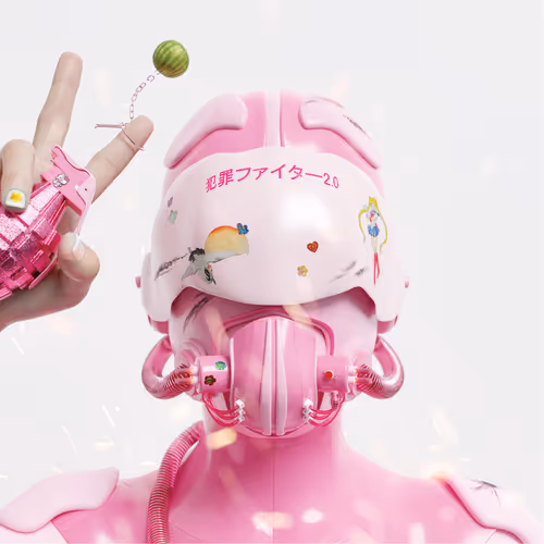 CRIME FIGHTER (PINK)
