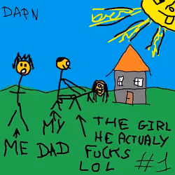 Daily Awful Paint NFT - My family - #1