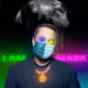 Elon Musk in the Mask. Bitcoin to the Moon