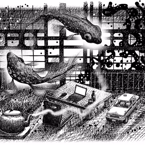 "Hotel Office (fish)", 2020
