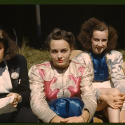 Backstage at the "girlie" show