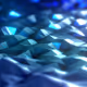 Abstract Low Poly Landscape Background Blue