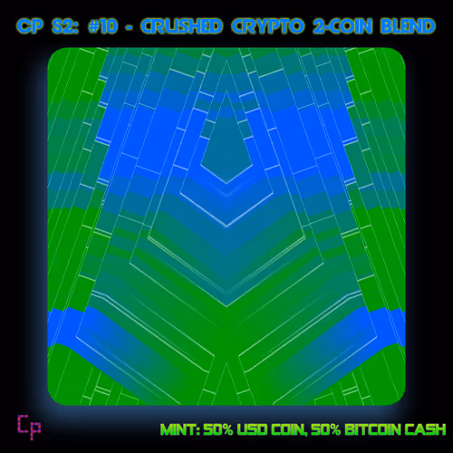Crushed Crypto 2-coin Blend (USD Coin & Bitcoin Cash)