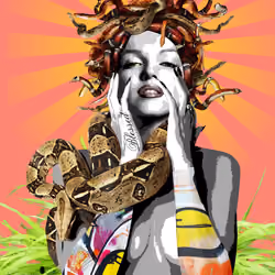 -SKEL- "MARILYN MEDUSA"