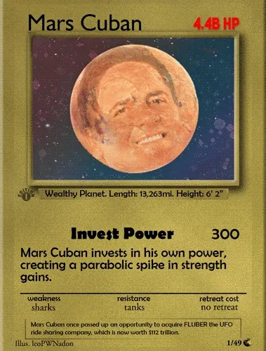 Mars Cuban - Gold Holo (1st Edition)