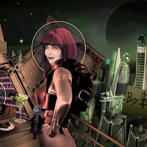 Crypto-Noir Skyline
