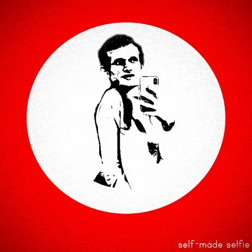 self-made selfie