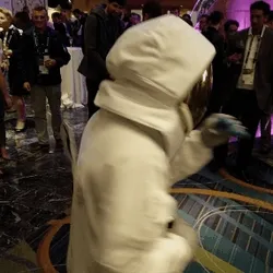 Moon Man #1 - Dance-Off at CoinDesk Consensus Cryptocurrency Conference 2017