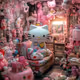 Hello Kitty in Pink Bedroom 