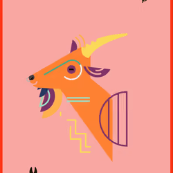 Happy Goat #1747