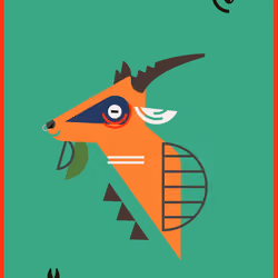 Happy Goat #1656