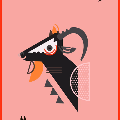 Happy Goat #1741