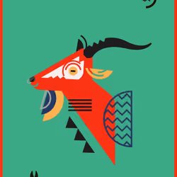 Happy Goat #1840
