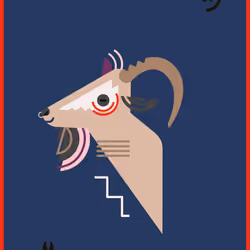 Happy Goat #1868