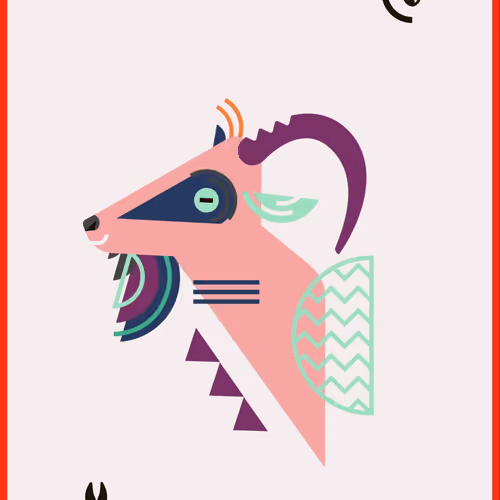 Happy Goat #1217