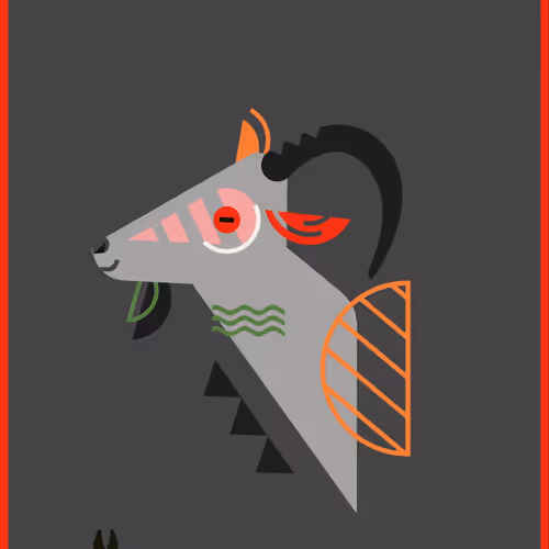 Happy Goat #1805