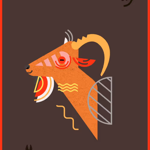 Happy Goat #1504