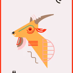 Happy Goat #1665