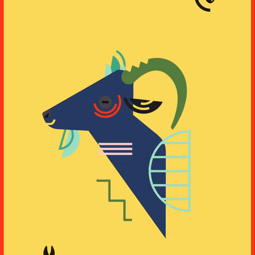 Happy Goat #1563