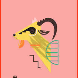 Happy Goat #638