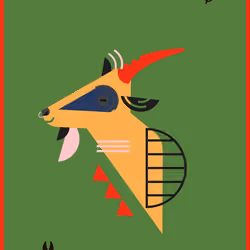 Happy Goat #538