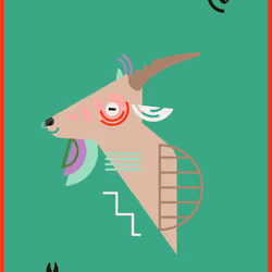 Happy Goat #1206