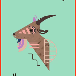 Happy Goat #1408
