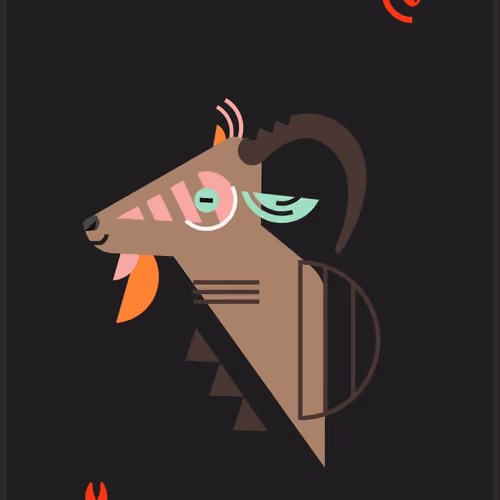 Happy Goat #1725